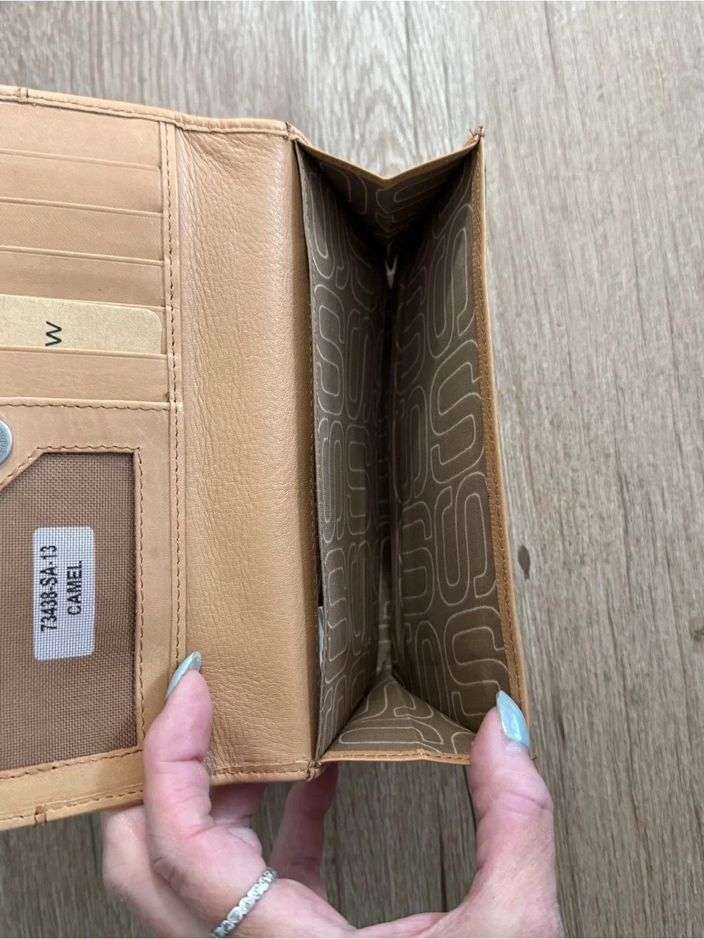 Spikes & Sparrow Tan Leather Tassel Wallet, NWT